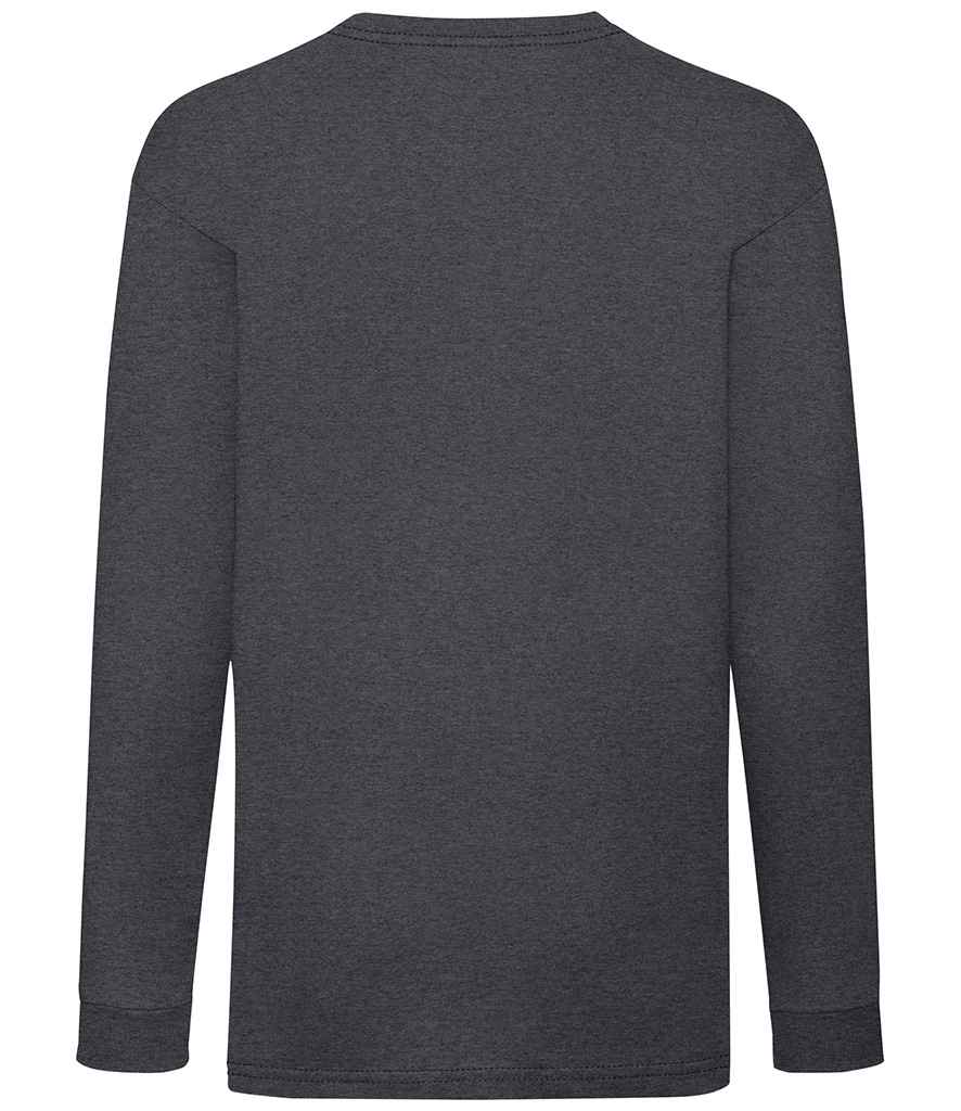 上品スタイル Fruit of the Loom Kids Long Sleeve Value T-Shirt - Basement トップス